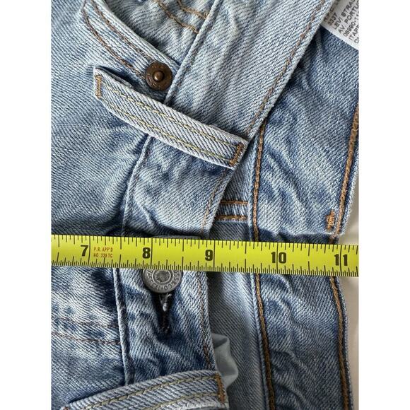 Sold Vintage Levis Womens 25x31 Blue 501 Straight Mom 90s Leather Patch​​ - Picture 9 of 10